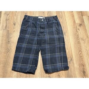 Utility Shorts Mens 28 Blue Plaid Boys Casual Cotton Skater Used Excellent